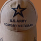 NEW U.S MILITARY ARMY COMBAT VETERAN EMBROIDERED HAT CAP OFFICIAL LICENSED HATS