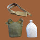 Vintage Military Canteen With Shoulder Strap And Cover Original Surplus