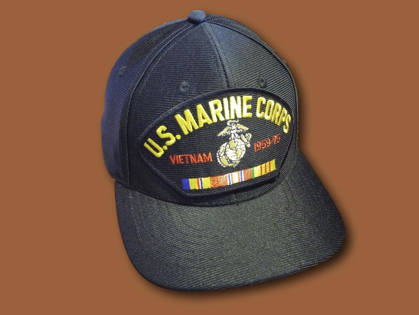 U.S MARINE CORPS VIETNAM VETERAN HAT OFFICIAL MILITARY BALL CAP U.S.A MADE