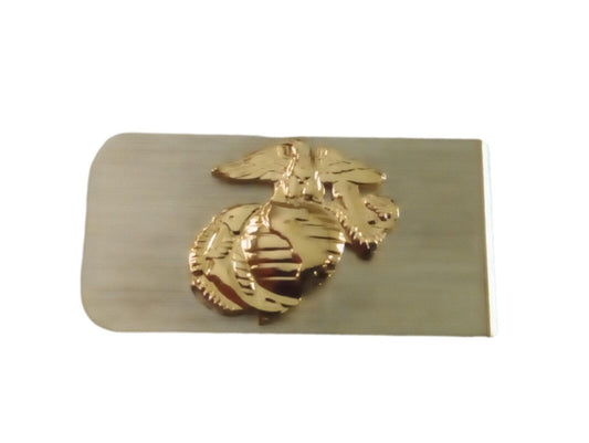 U.S MILITARY MARINE CORPS EGA MONEY CLIP STAINLESS OFFICIAL LICENSED PRODUCT