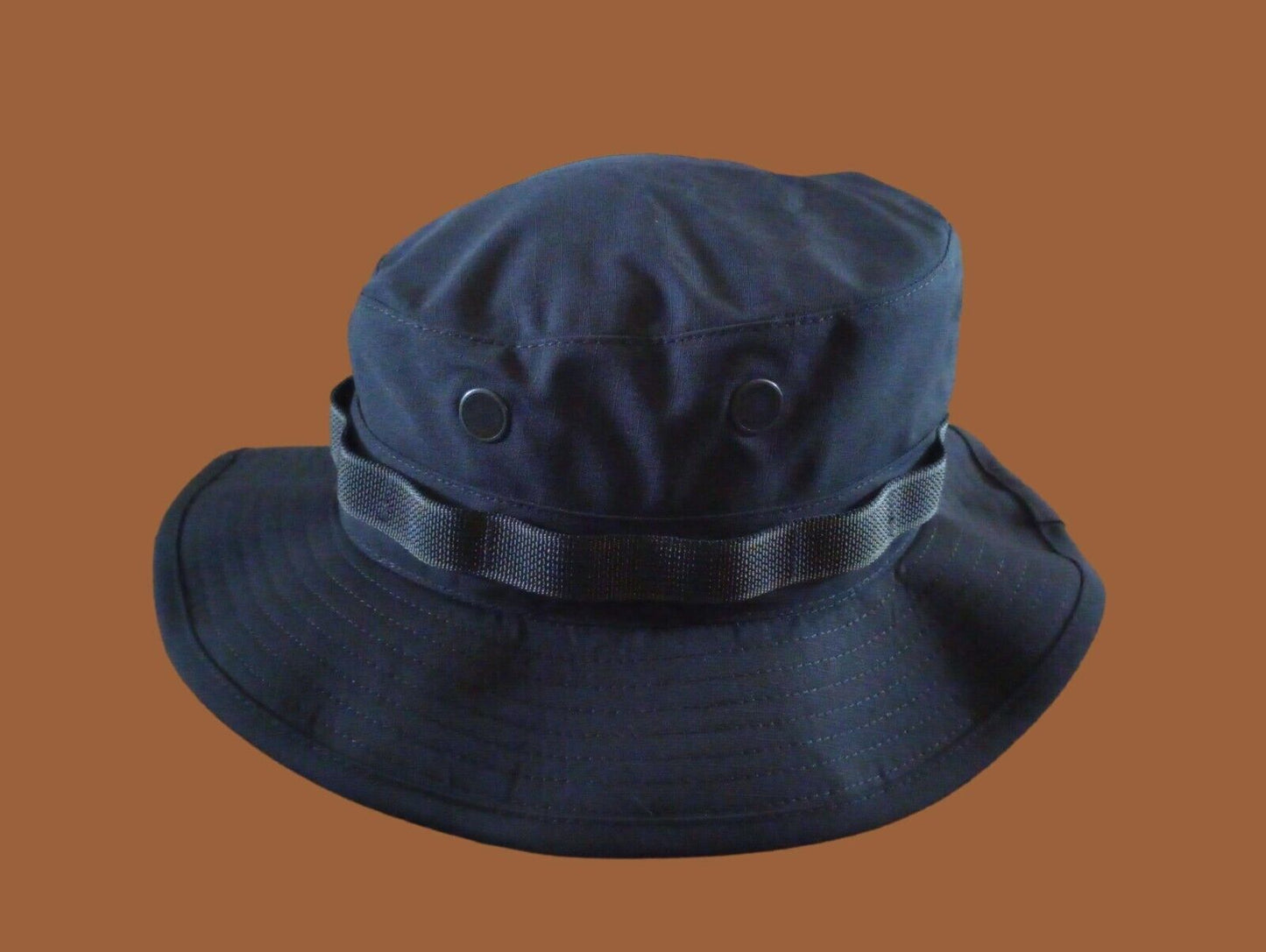 Black Boonie Hat Type II Ripstop 50/50 NYCO USA Made