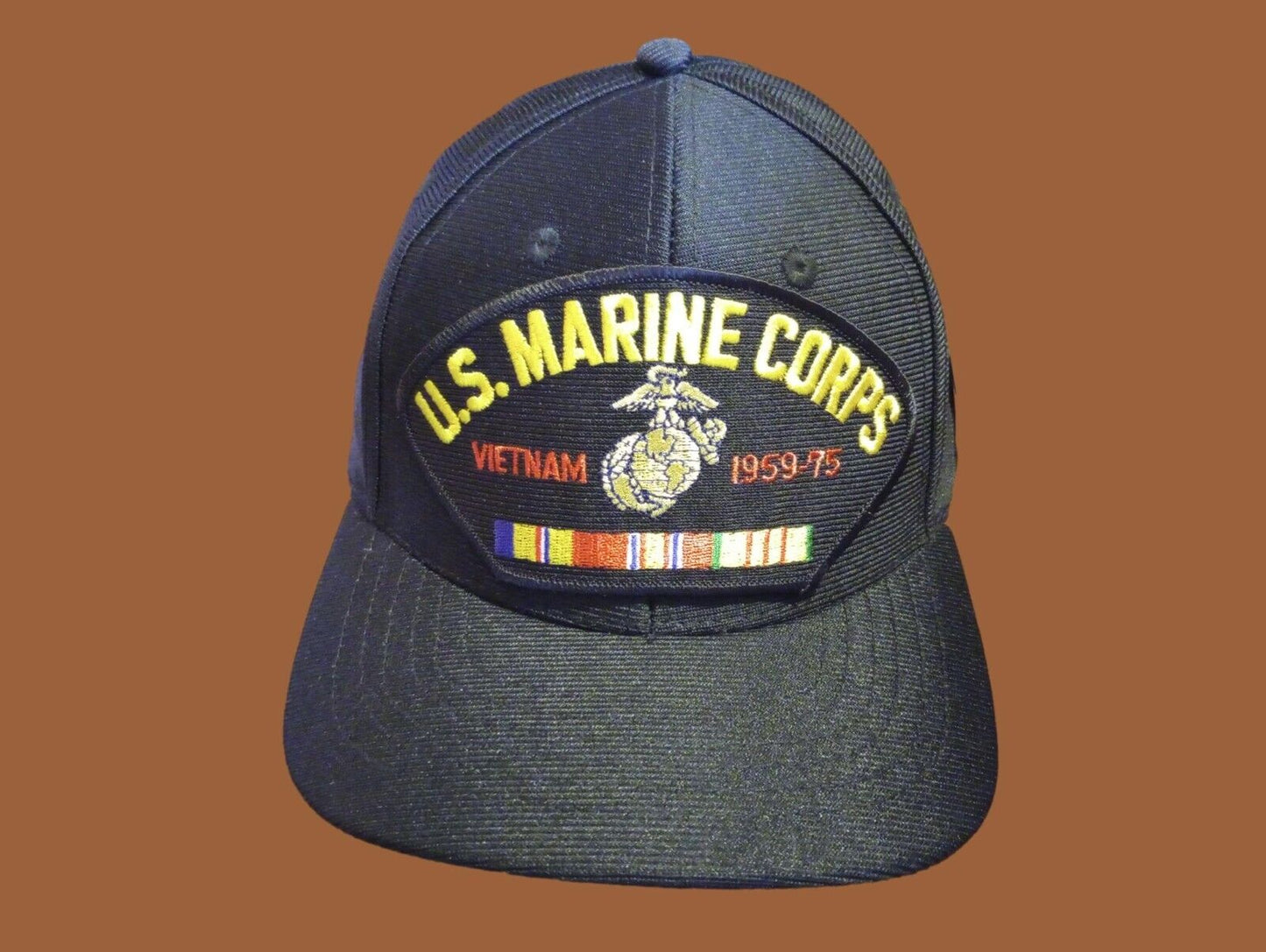 U.S MARINE CORPS VIETNAM VETERAN HAT OFFICIAL MILITARY BALL CAP U.S.A MADE