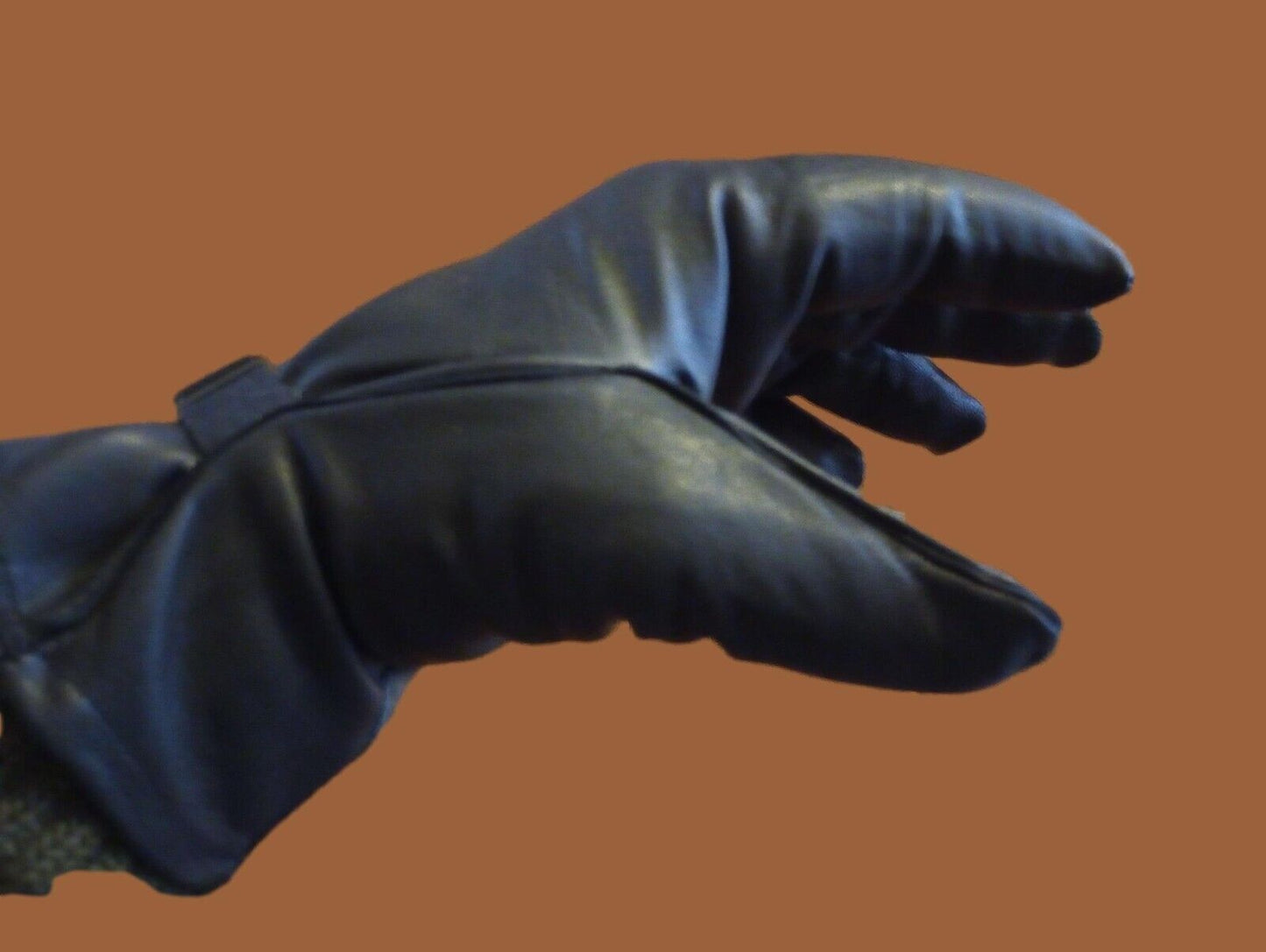 BELGIAN MILITARY D-3A LEATHER GLOVES COLD WET WEATHER WITH LINERS LARGE