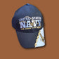 U.S NAVY WE OWN THE SEAS HAT EXTREME EMBROIDERY 3D MILITARY BALL CAP