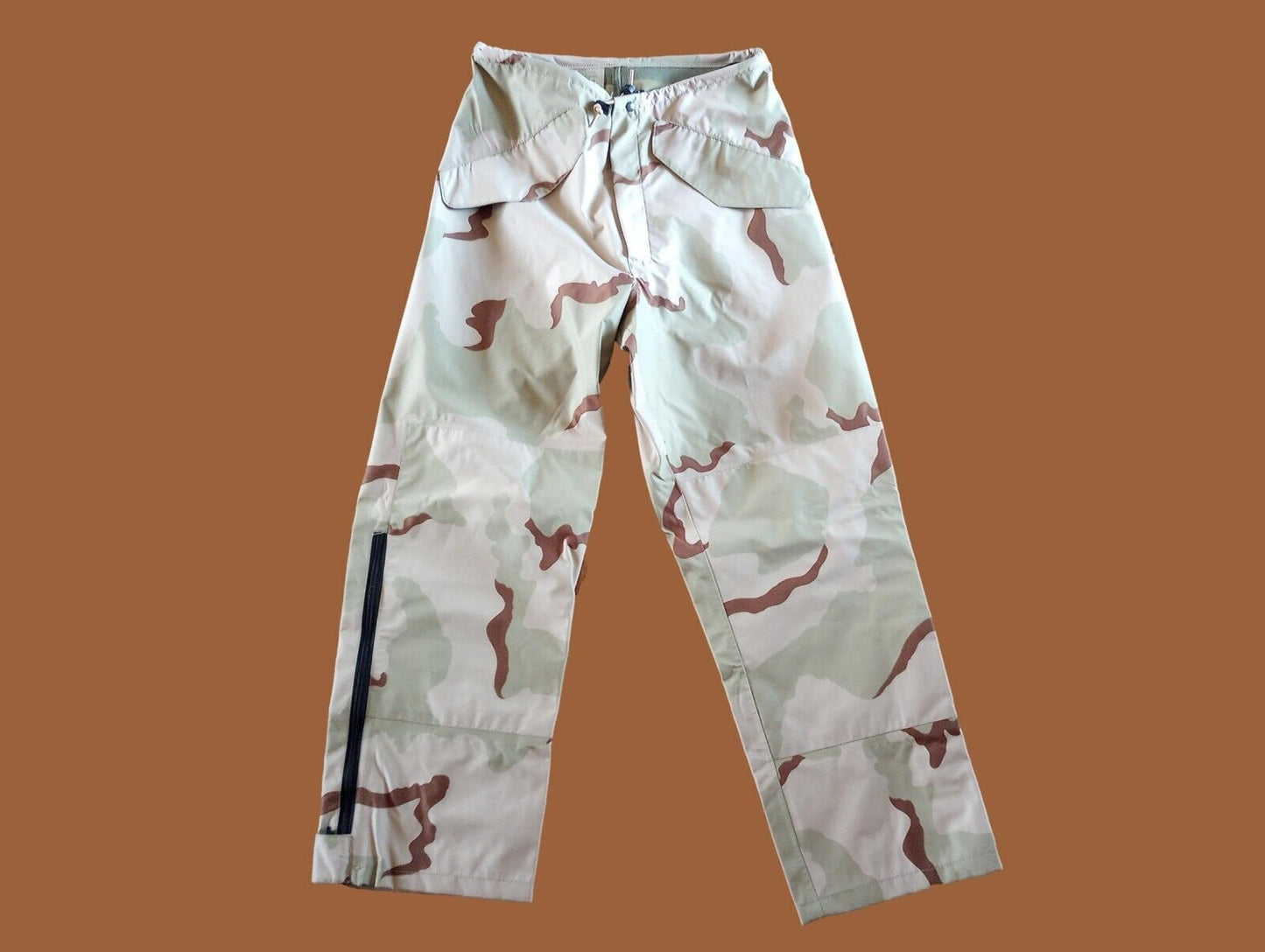 Military issue extended cold weather trousers pants desert camouflage Large