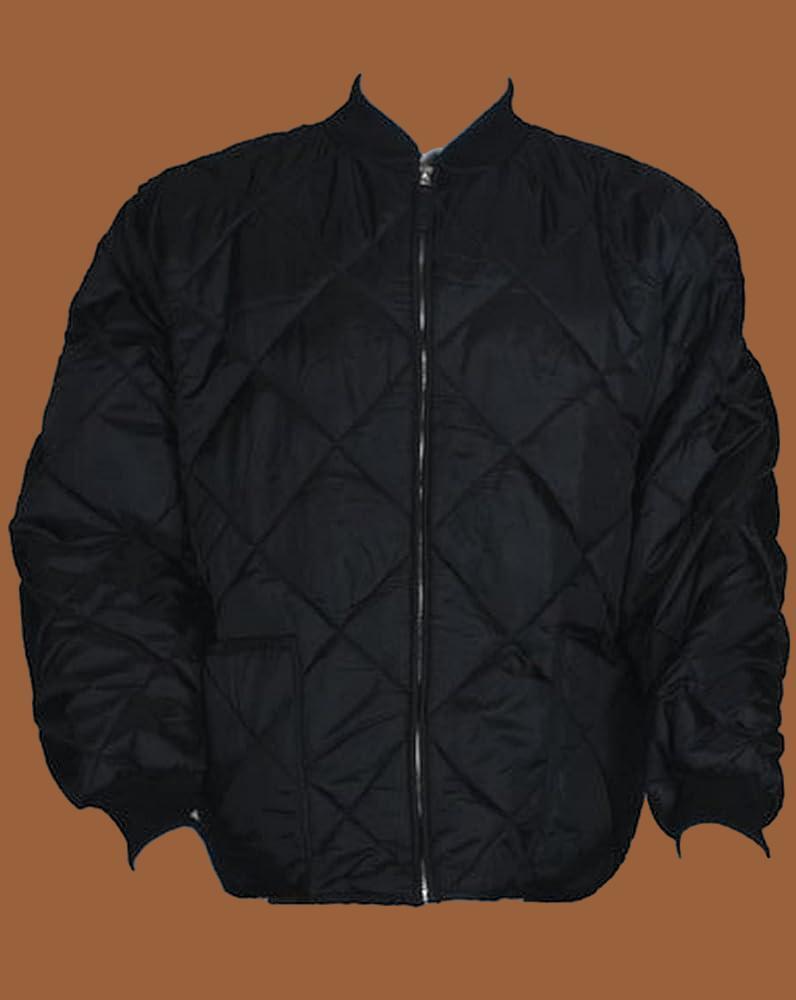 Urban utility jacket field jacket cold weather quilted liner coat black new