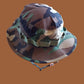 U.S Military Woodland Camouflage Boonie Hat Rip-Stop Sun Hot Weather U.S.A Made