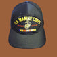 U.S MARINE CORPS VIETNAM VETERAN HAT OFFICIAL MILITARY BALL CAP U.S.A MADE