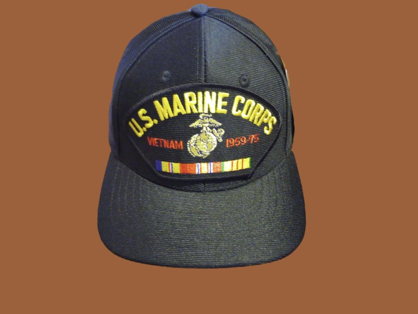 U.S MARINE CORPS VIETNAM VETERAN HAT OFFICIAL MILITARY BALL CAP U.S.A MADE