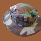 U.S MILITARY STYLE HOT WEATHER BOONIE HAT WOODLAND CAMOUFLAGE RIP-STOP XX-LARGE