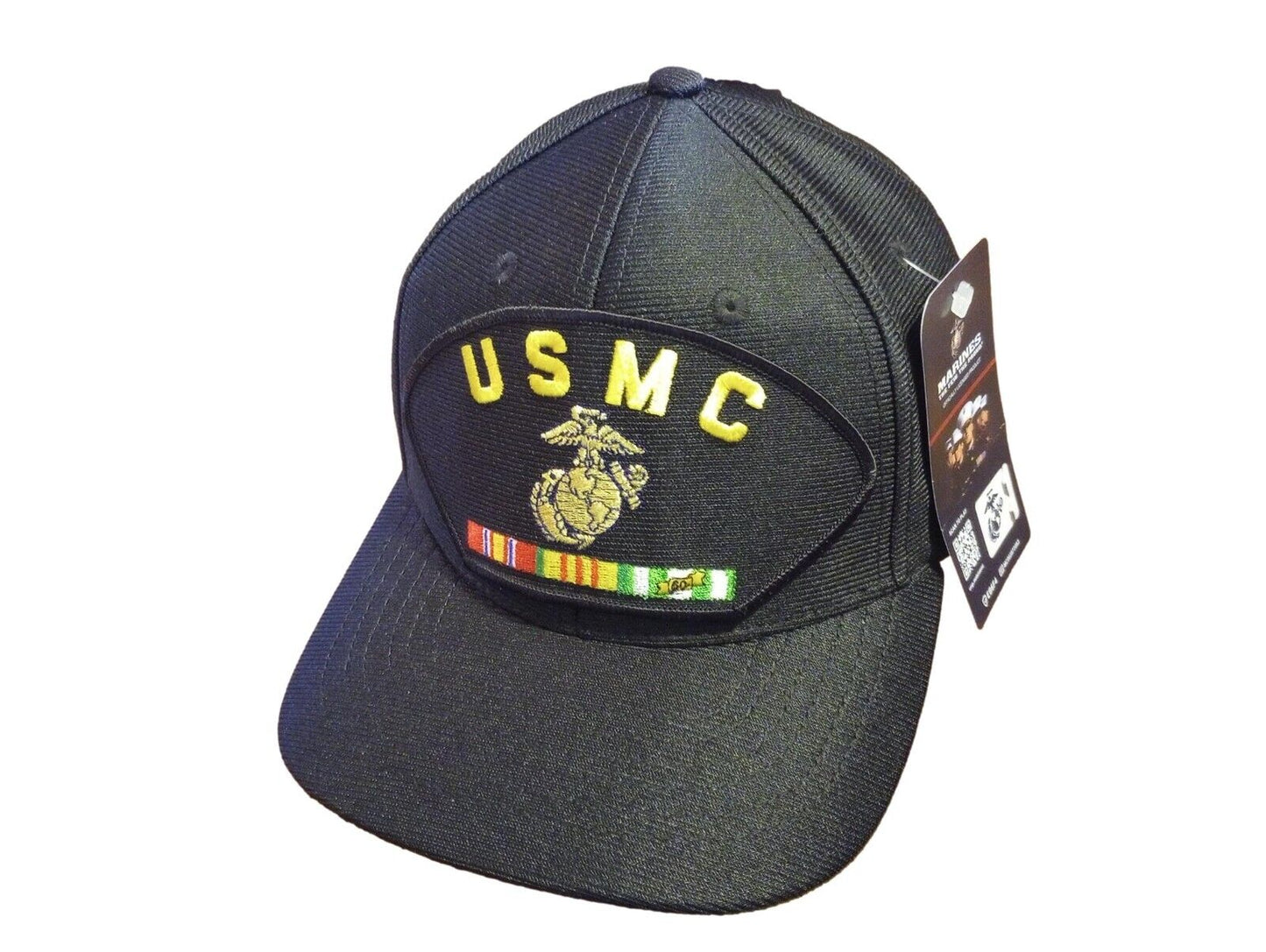 USMC VIETNAM VETERAN HAT OFFICIAL U.S MARINE CORPS MILITARY BALL CAP U.S.A MADE