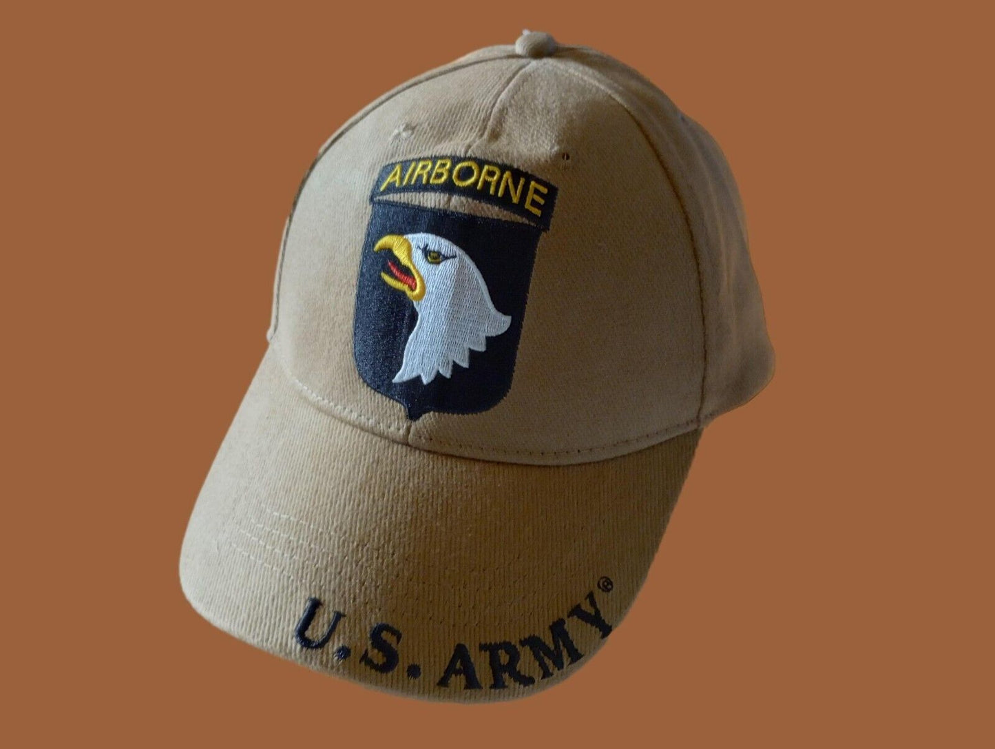 NEW U.S MILITARY ARMY 101st AIRBORNE EMBROIDERED HAT CAP OFFICIAL LICENSED HATS