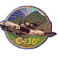 U.S.MILITARY AIR FORCE C-130 HAT JACKET PATCH HEAT TRANSFER