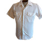 MILITARY ISSUE NAVY MEN'S WHITE DRESS SHIRT SHORT SLEEVE SMALL SIZE 15 1/2 NOS