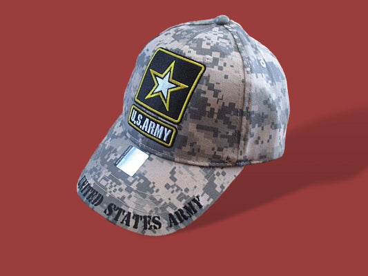 U.S ARMY STAR LOGO CAMOUFLAGE HAT CAP OFFICIAL LICENSED PRODUCT
