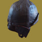 LEATHER AVIATOR HELMET CAP WWII GERMAN BROWN NEW REPRODUCTION LARGE