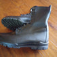 NEW U.S MILITARY STEEL TOE BLACK LEATHER COMBAT BOOTS BATES SIZE 15 MEDIUM WIDTH