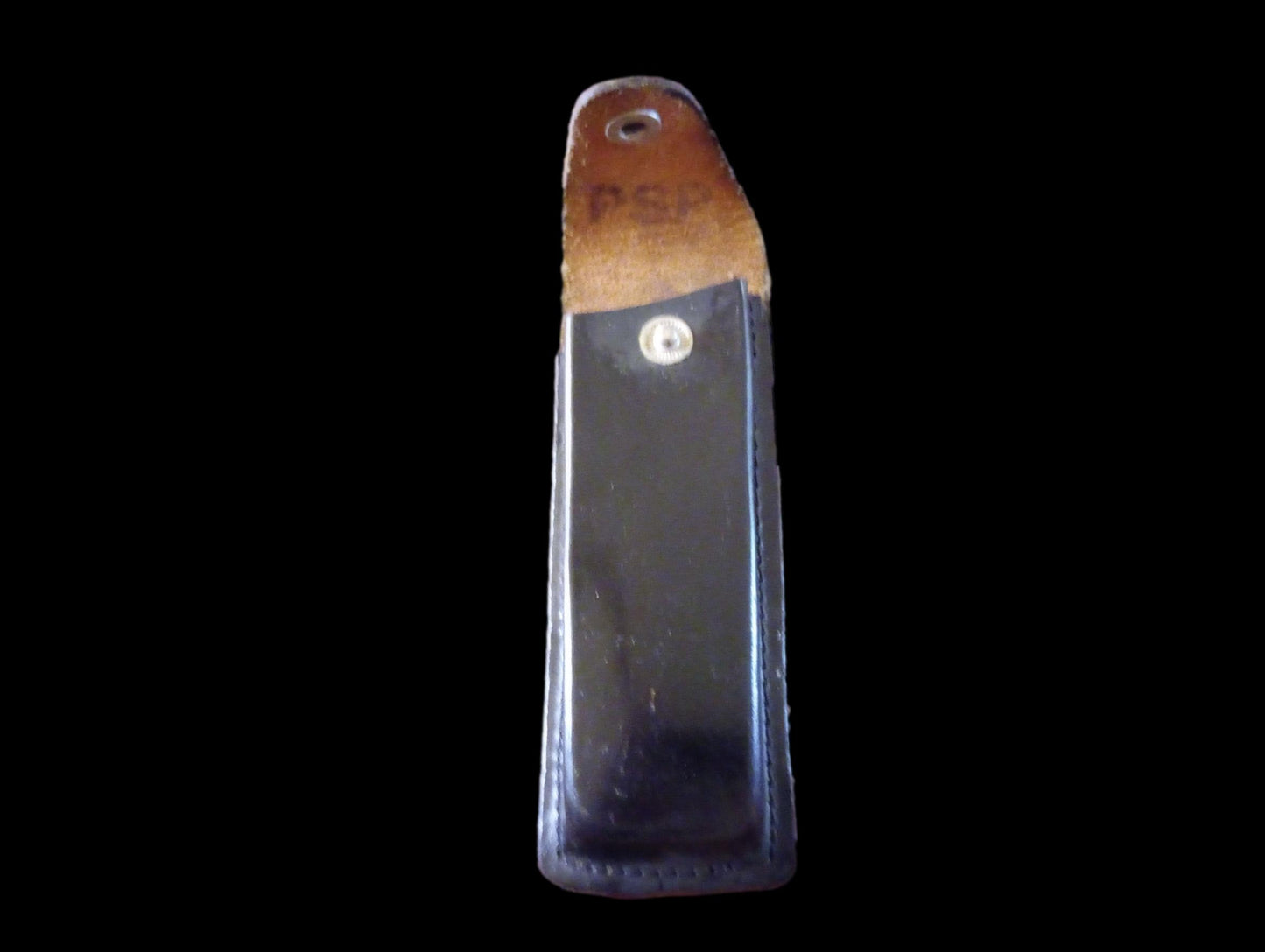 German Walther Magazine Pouch P-38 Black Leather P-5 Police 9 mm 8 Round Genuine