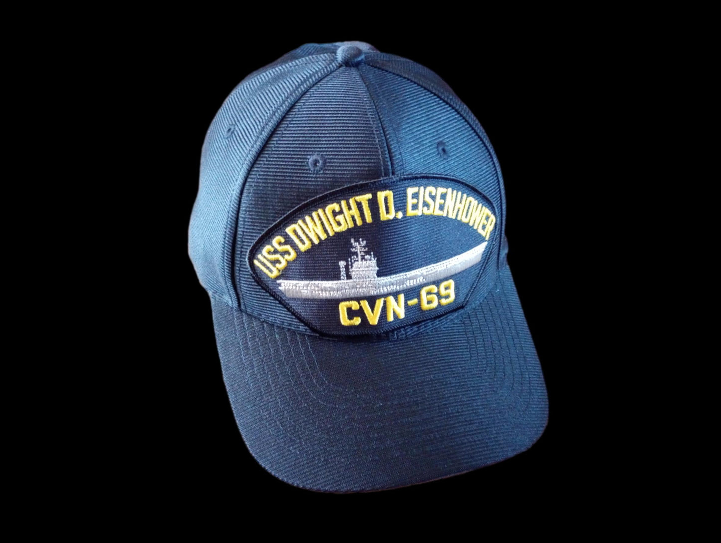 USS DWIGHT D EISENHOWER CVN-69 NAVY SHIP HAT U.S MILITARY OFFICIAL  CAP USA MADE