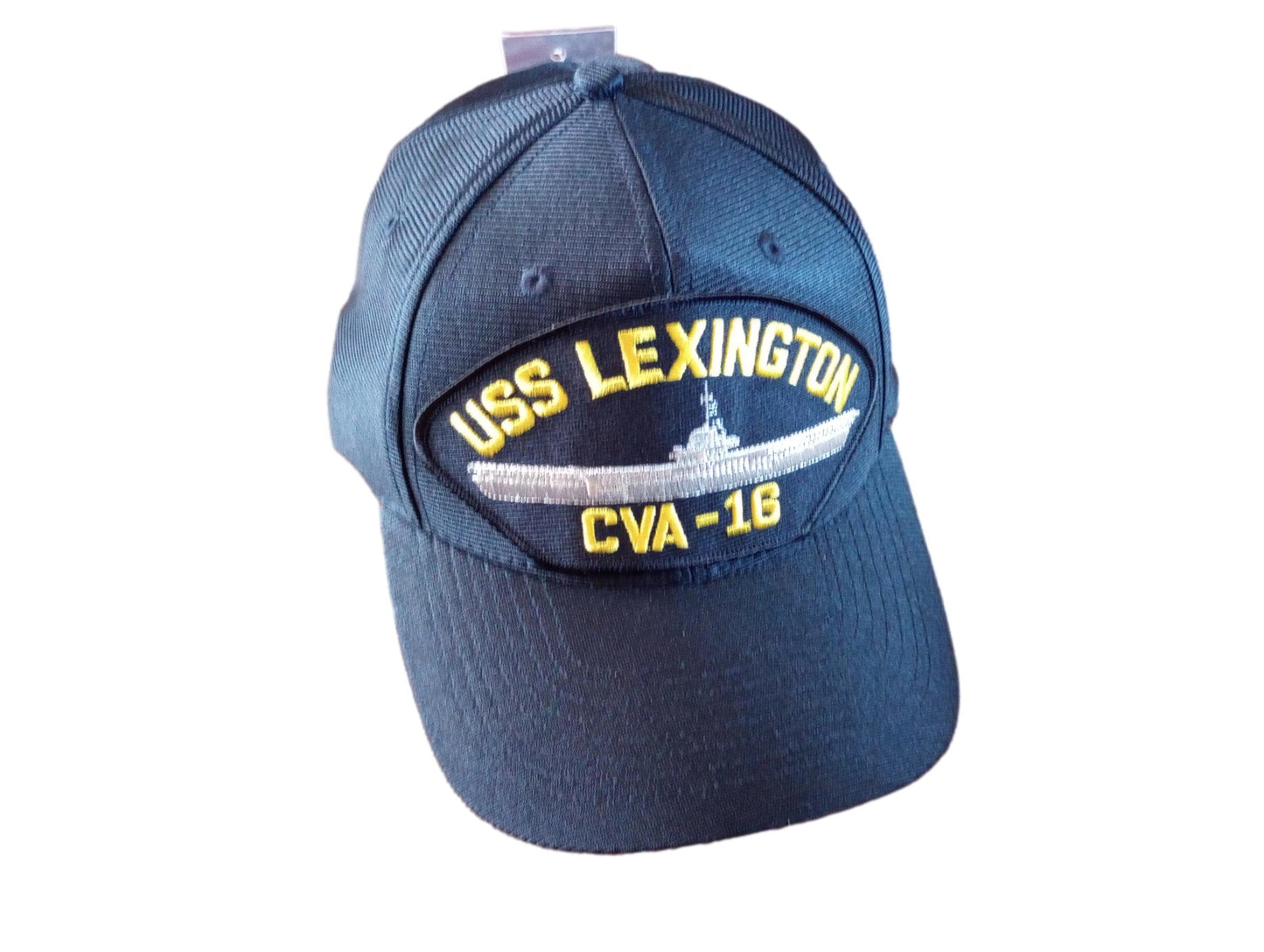 USS LEXINGTON CVA-16 NAVY SHIP HAT U.S MILITARY OFFICIAL BALL CAP U.S.A MADE