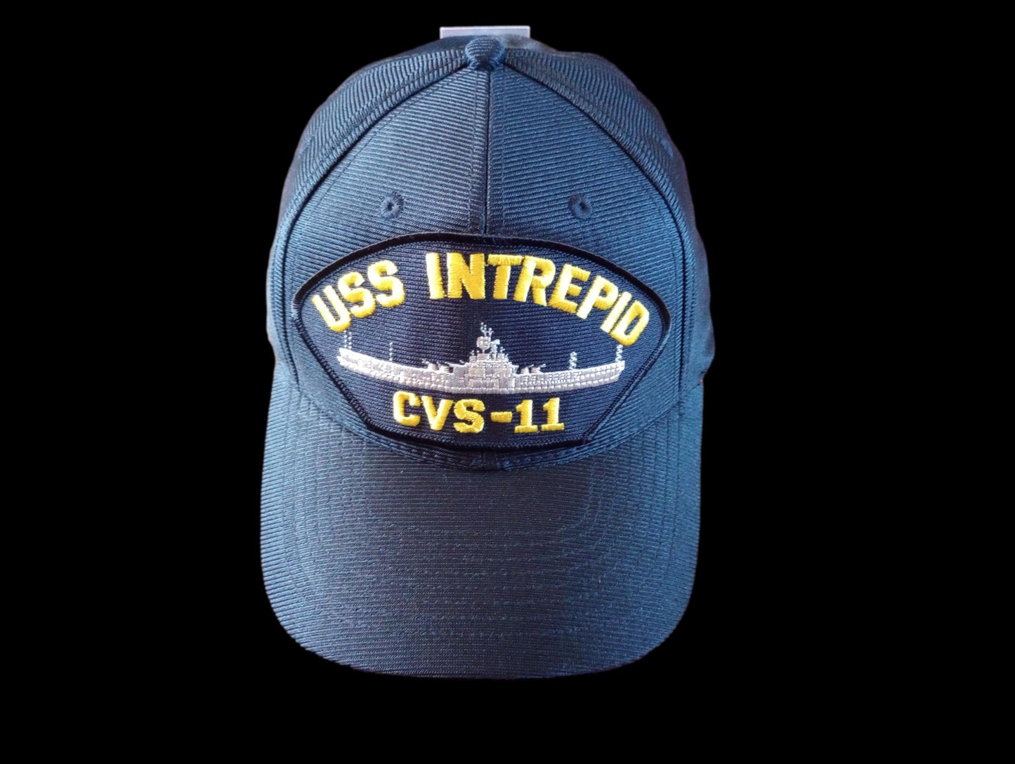 USS INTREPID CVS-11 NAVY SHIP HAT U.S MILITARY OFFICIAL BALL CAP U.S.A MADE