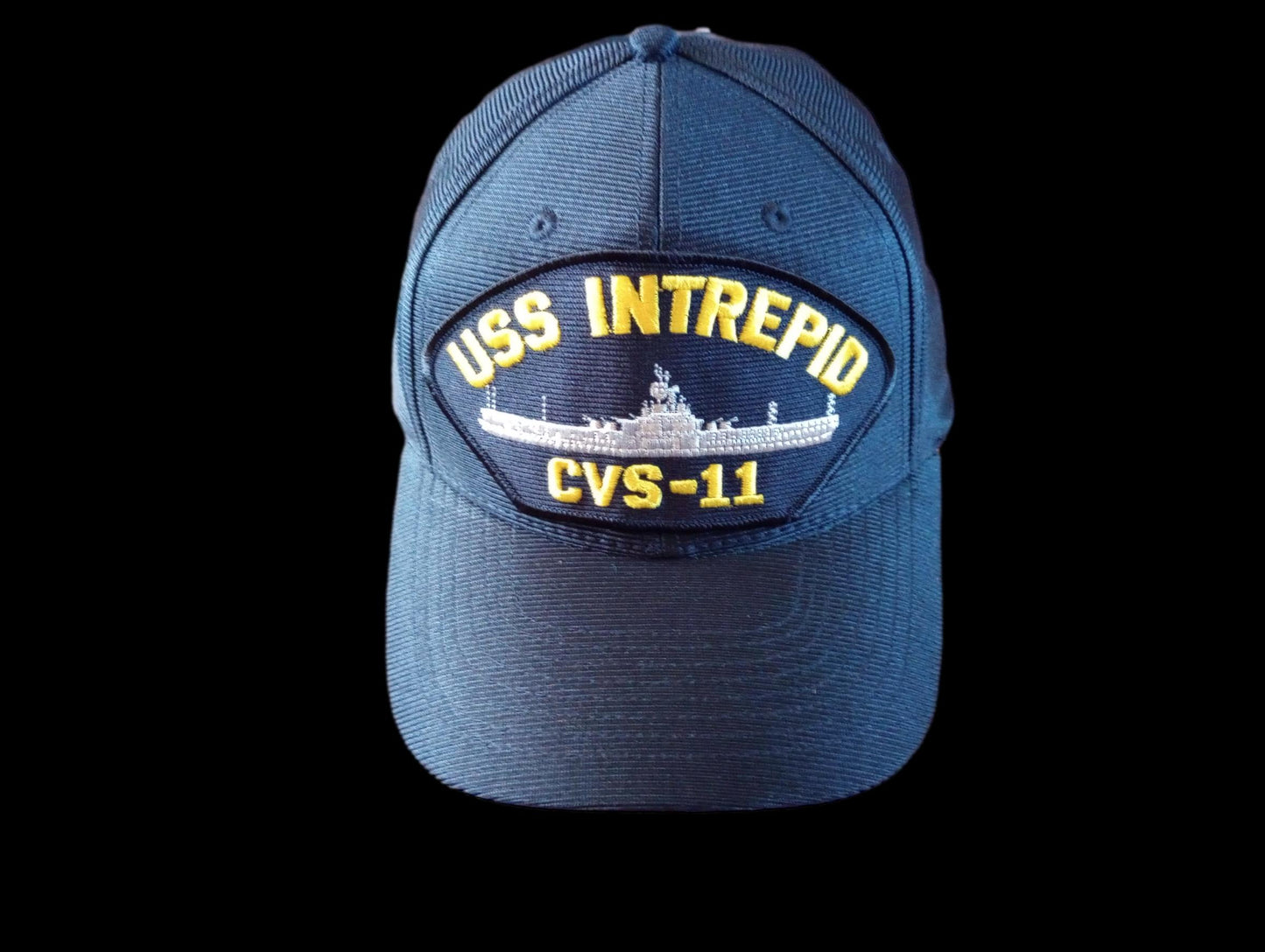 USS INTREPID CVS-11 NAVY SHIP HAT U.S MILITARY OFFICIAL BALL CAP U.S.A MADE