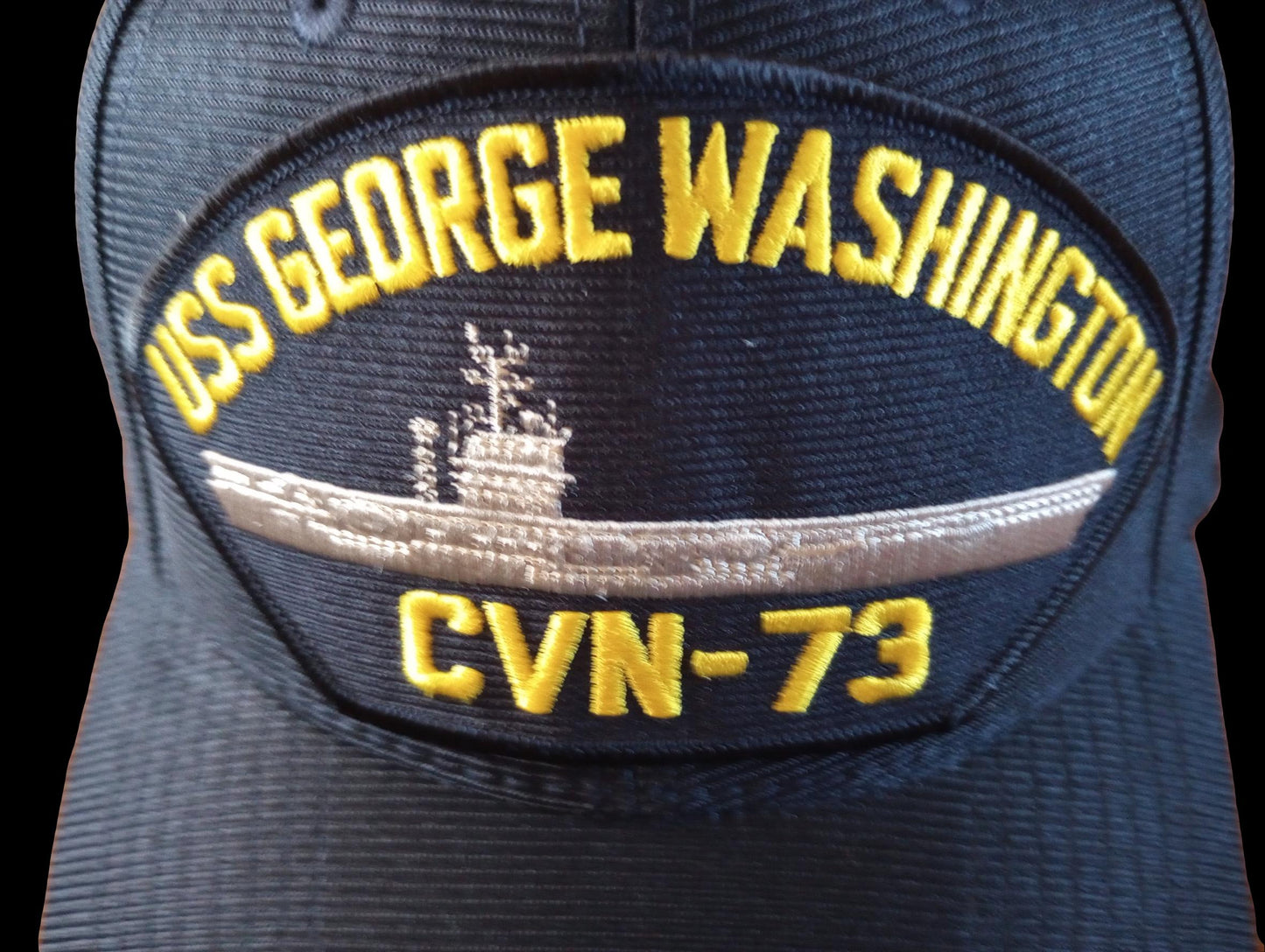 USS GEORGE WASHINGTON CVN-73 NAVY SHIP HAT U.S MILITARY OFFICIAL BALL CAP U.S.A