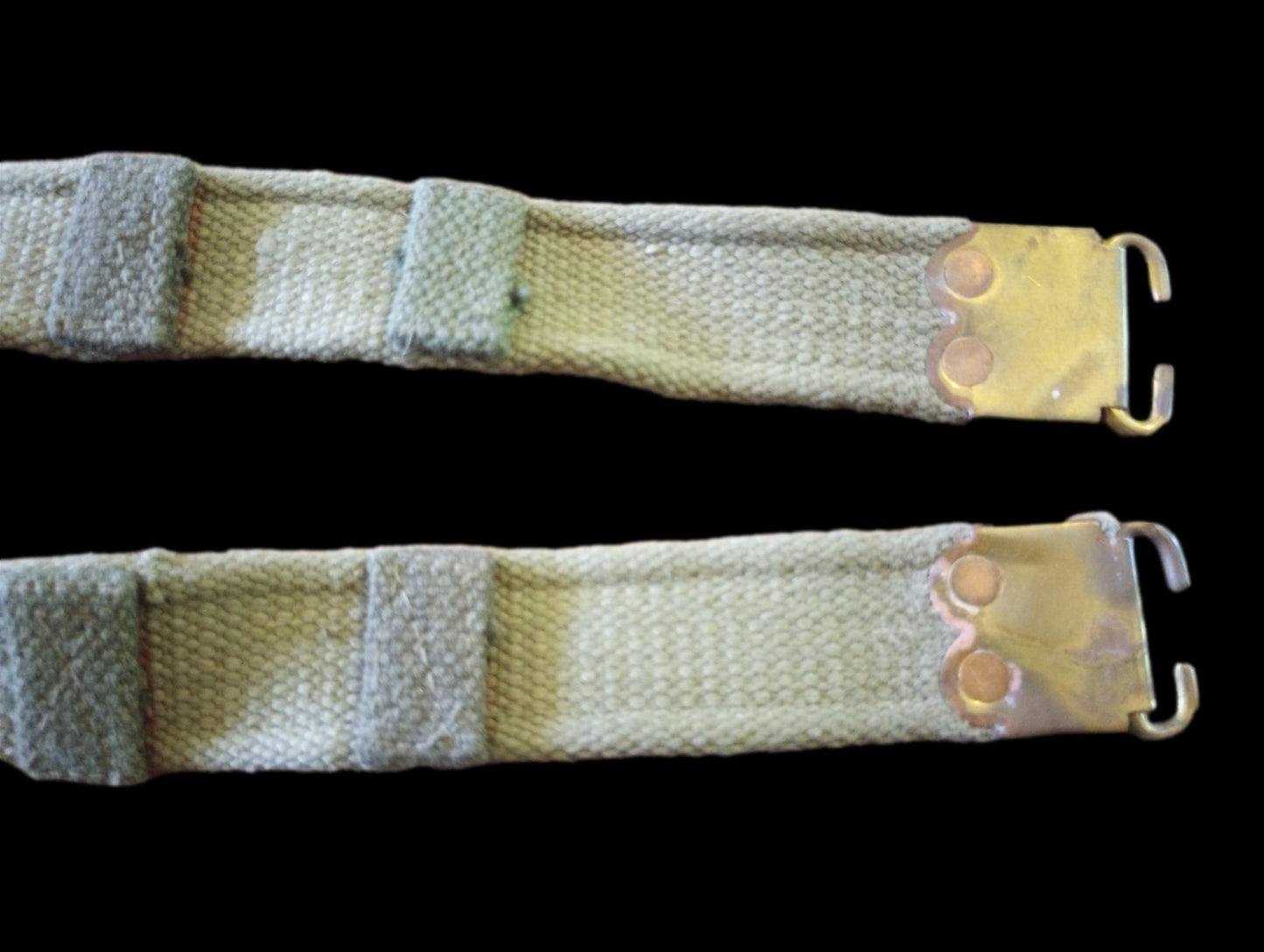 WWII BRITISH MILITARY ENFIELD KHAKI RIFLE SLING P-37 FN BELGIAN FAL 49 ORIGINAL