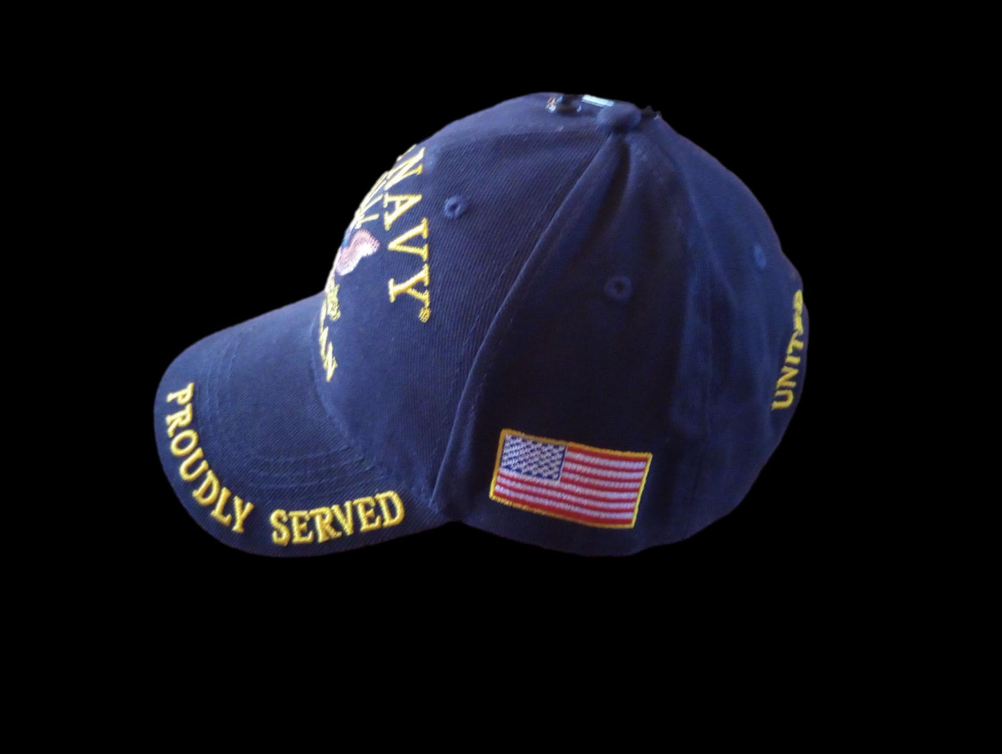 U.S NAVY VETERAN HAT BALLCAP OFFICIAL LICENSED NAVY PRODUCT PROUDLY SERVED