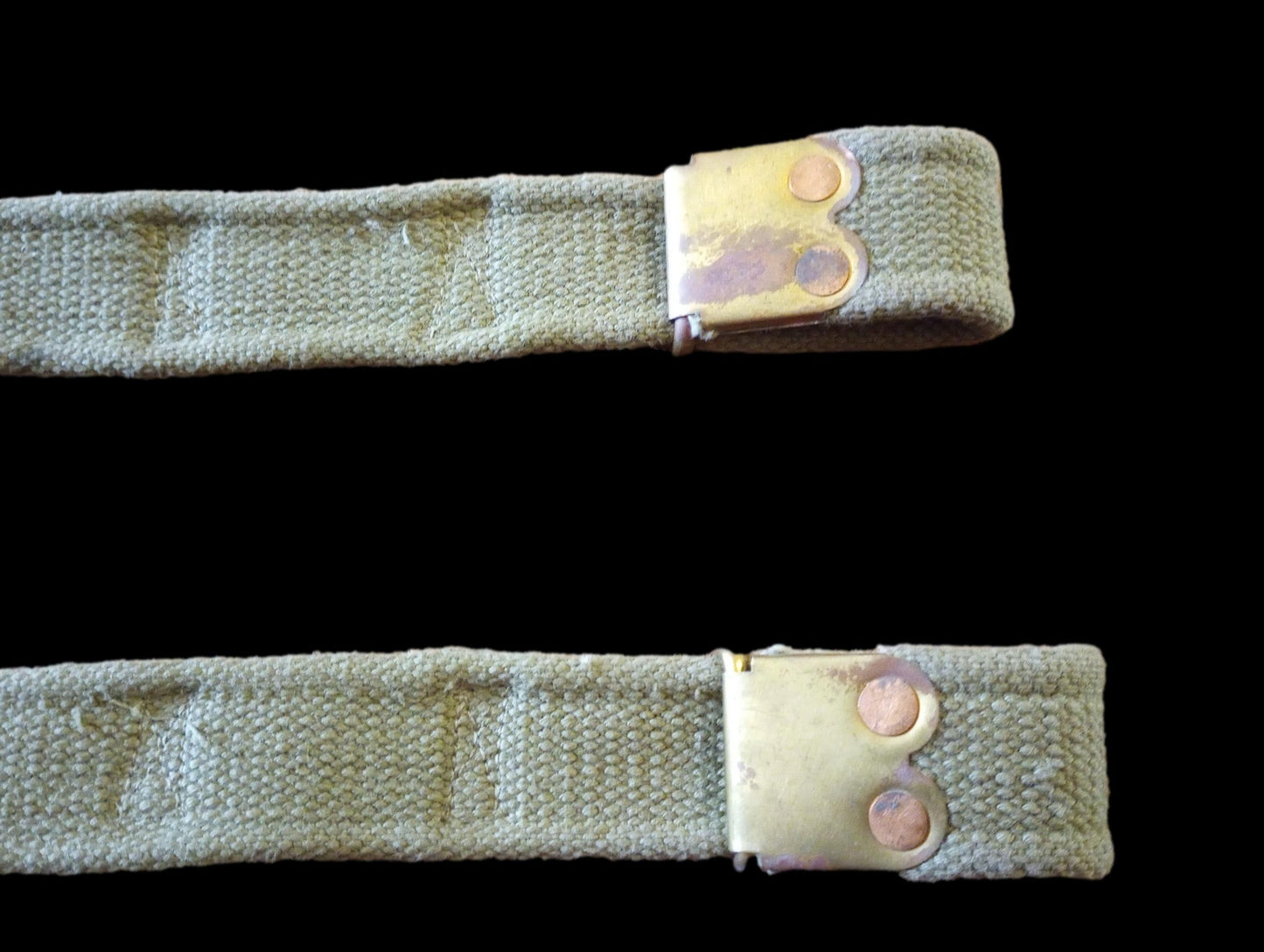 WWII BRITISH MILITARY ENFIELD KHAKI RIFLE SLING P-37 FN BELGIAN FAL 49 ORIGINAL