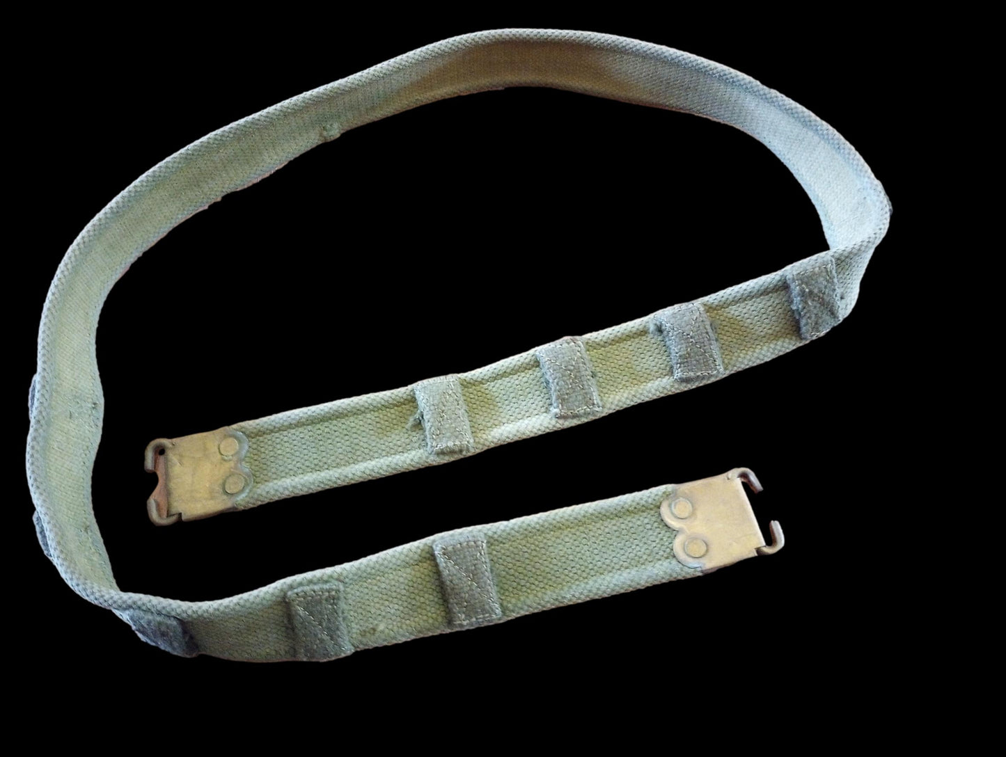 WWII BRITISH MILITARY ENFIELD KHAKI RIFLE SLING P-37 FN BELGIAN FAL 49 ORIGINAL