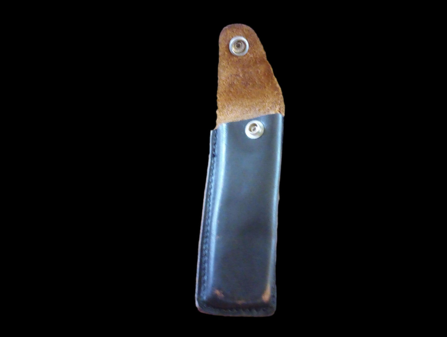 German Walther Magazine Pouch P-38 Black Leather P-5 Police 9 mm 8 Round Genuine