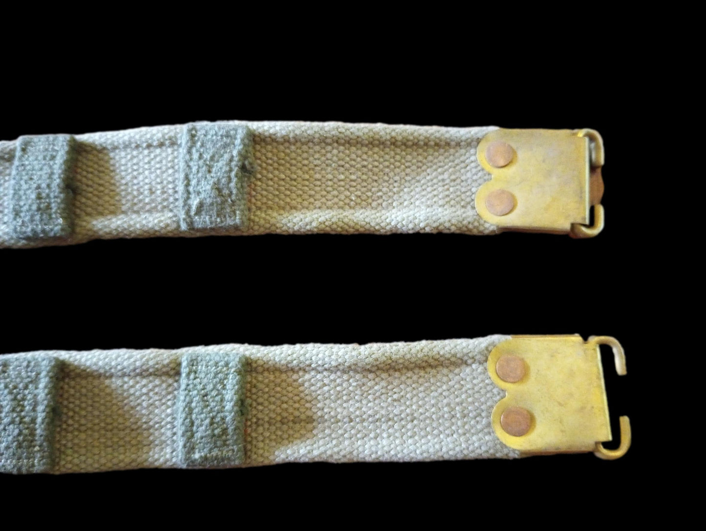 WWII BRITISH MILITARY ENFIELD KHAKI RIFLE SLING P-37 FN BELGIAN FAL 49 ORIGINAL