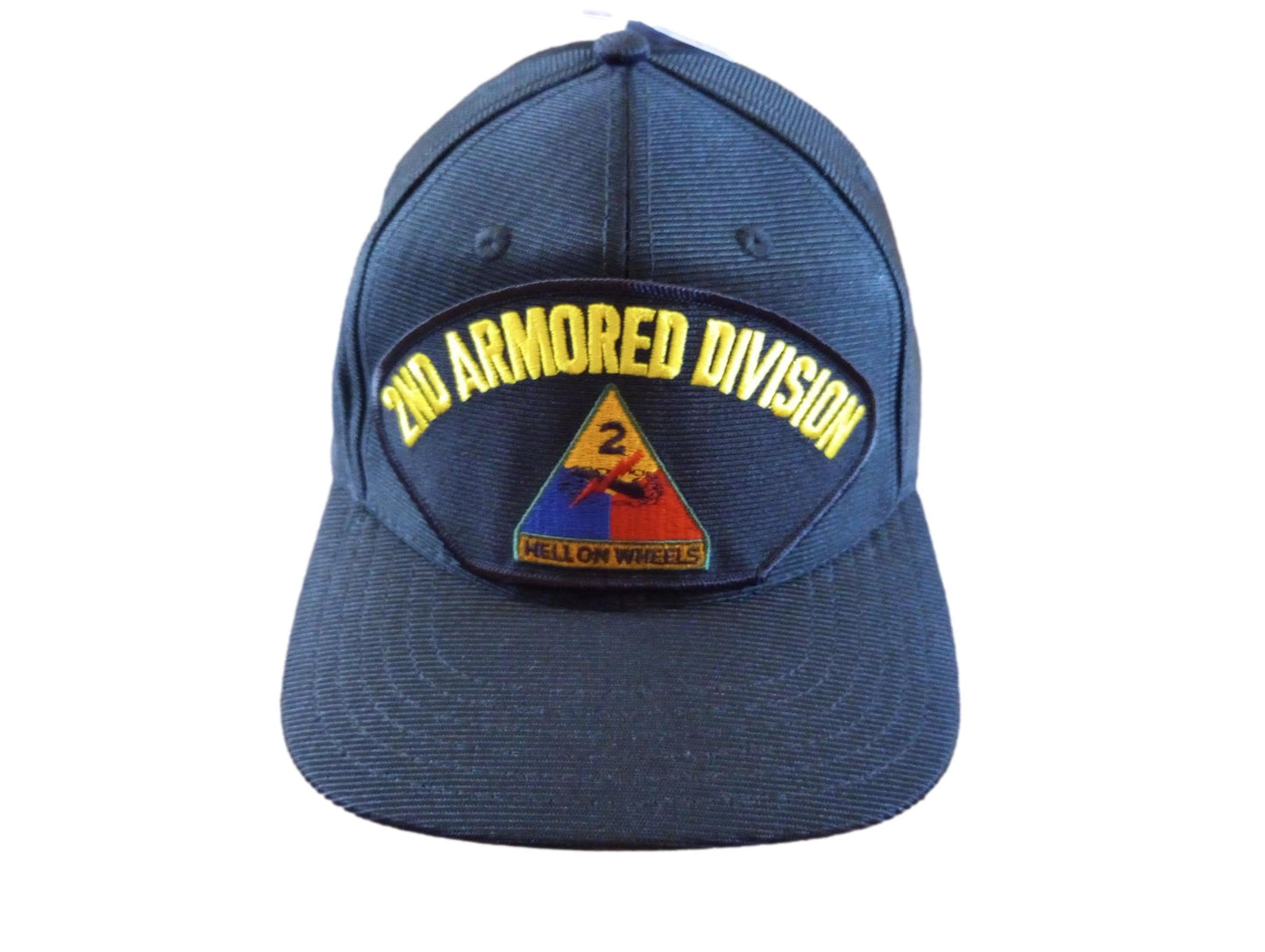 U.S ARMY 2ND ARMORED DIVISION HAT U.S MILITARY OFFICIAL BALL CAP U.S.A MADE