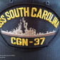 USS SOUTH CAROLINA CGN-37 U.S NAVY CRUISER SHIP HAT OFFICIAL MILITARY BALL CAP