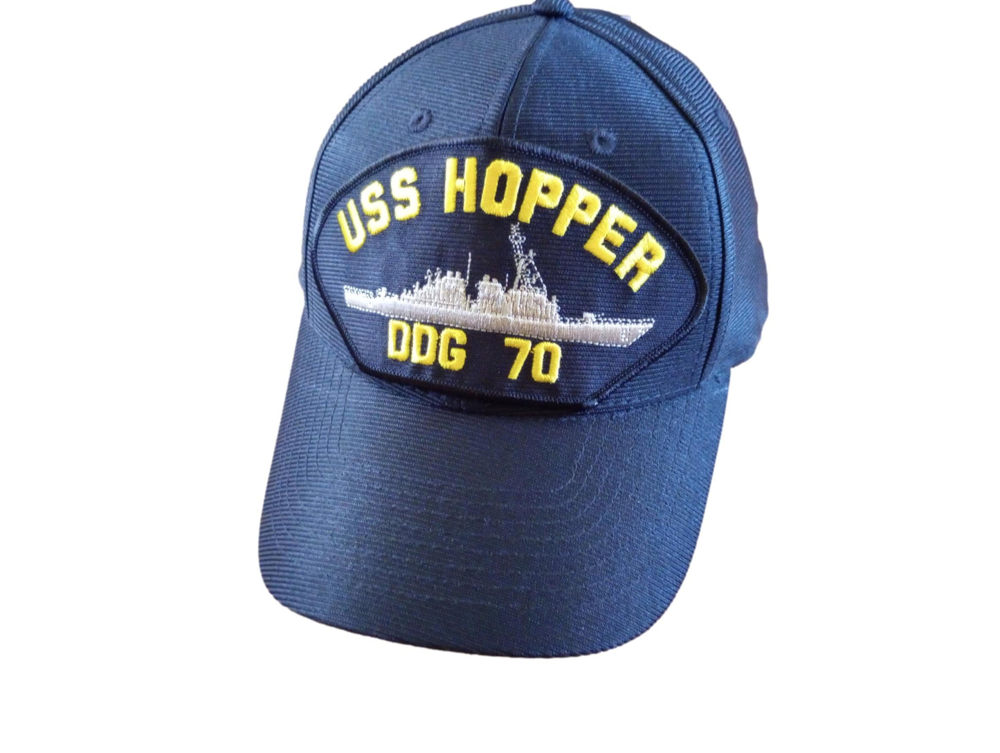 USS HOPPER DDG-70 NAVY SHIP HAT U.S MILITARY OFFICIAL BALL CAP U.S.A MADE