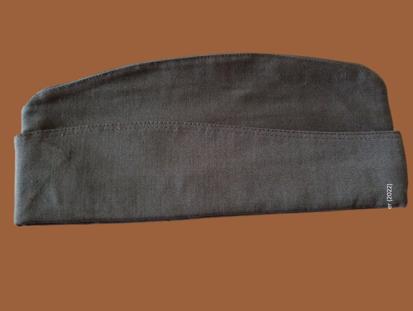 WWII NAVY OFFICERS DRESS OVERSEAS/GARRISON CAP HALSEY GRAY HALSEY GREY