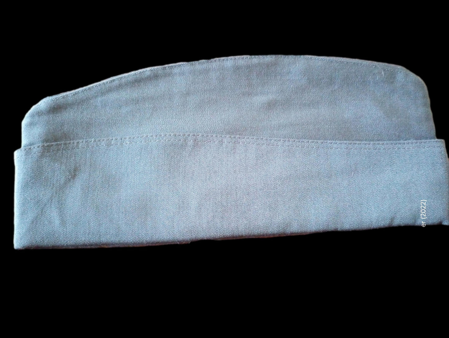 WWII NAVY OFFICERS DRESS OVERSEAS/GARRISON CAP HALSEY GRAY HALSEY GREY