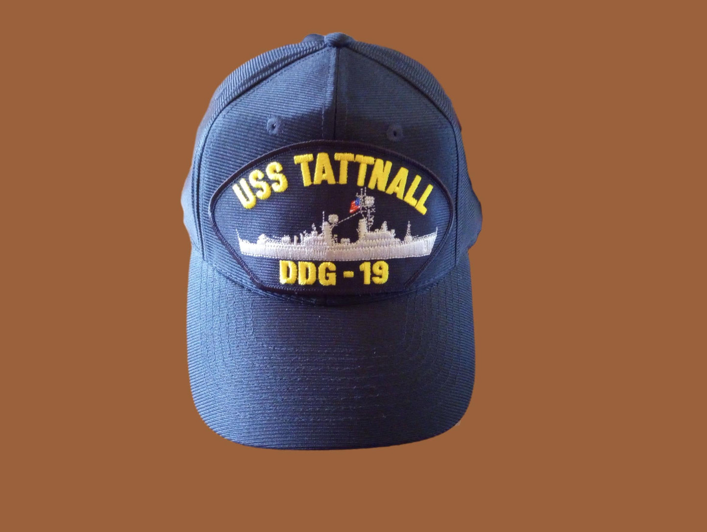 USS TATTNALL DDG 19 NAVY SHIP HAT U.S MILITARY OFFICIAL BALL CAP U.S.A MADE