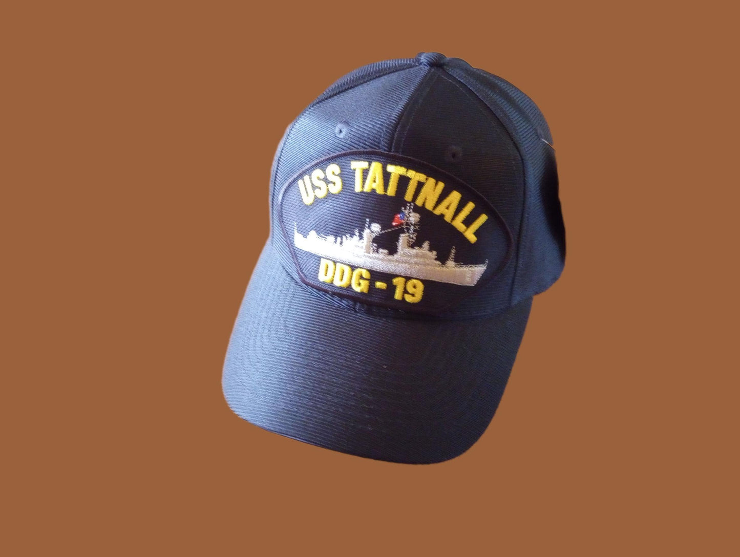 USS TATTNALL DDG 19 NAVY SHIP HAT U.S MILITARY OFFICIAL BALL CAP U.S.A MADE