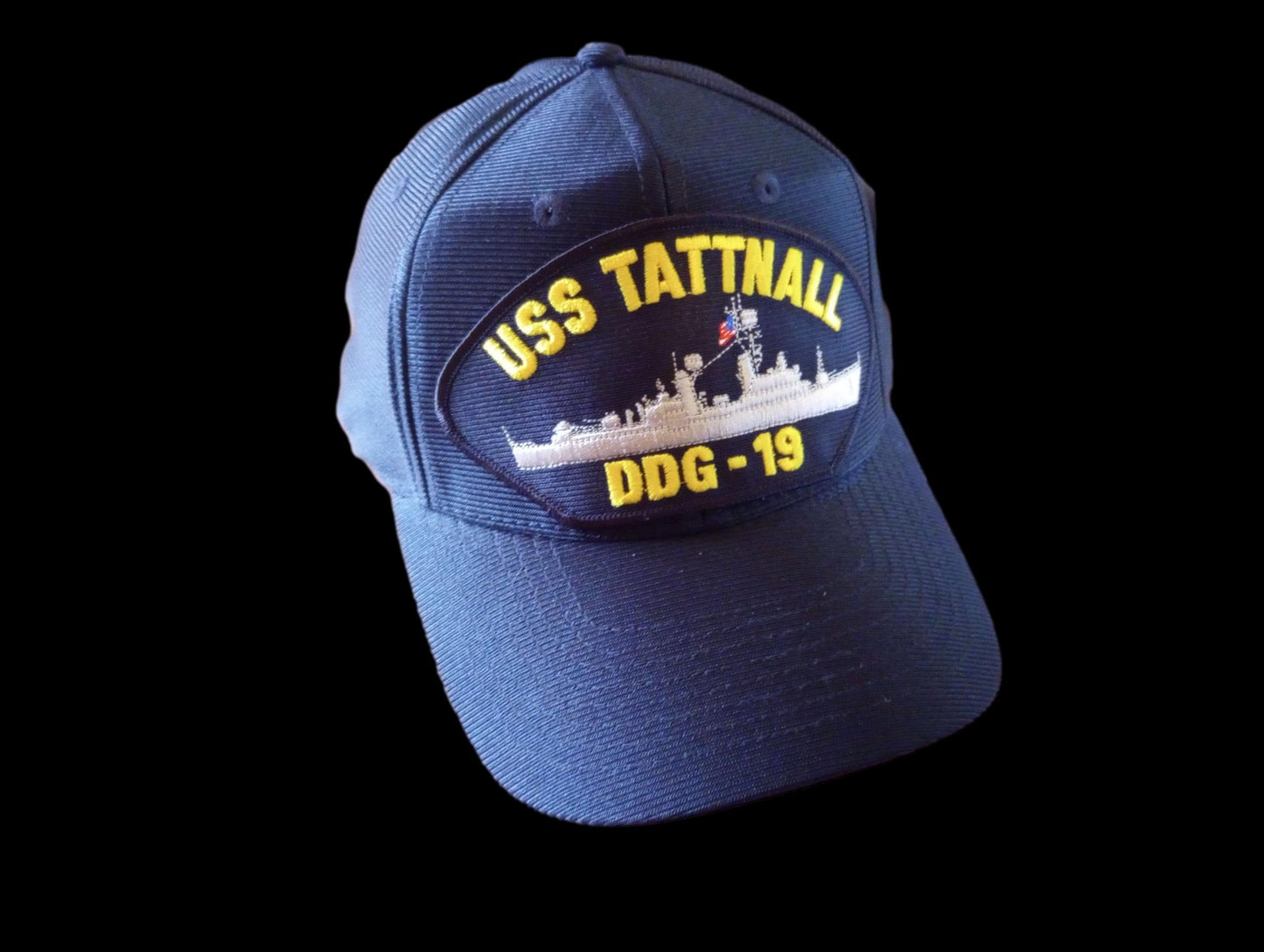 USS TATTNALL DDG 19 NAVY SHIP HAT U.S MILITARY OFFICIAL BALL CAP U.S.A MADE