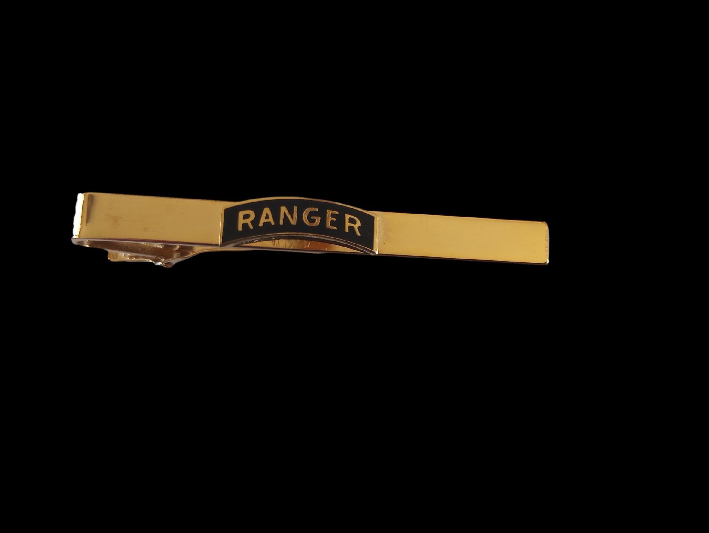 U.S MILITARY ARMY RANGER ROCKER TIE BAR TIE TAC CLIP ON U.S.A MADE ...