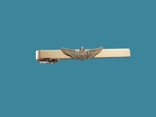 U.S MILITARY ARMY SENIOR AVIATOR TIE BAR TIE TAC U.S MADE OFFICIAL ARMY PRODUCT