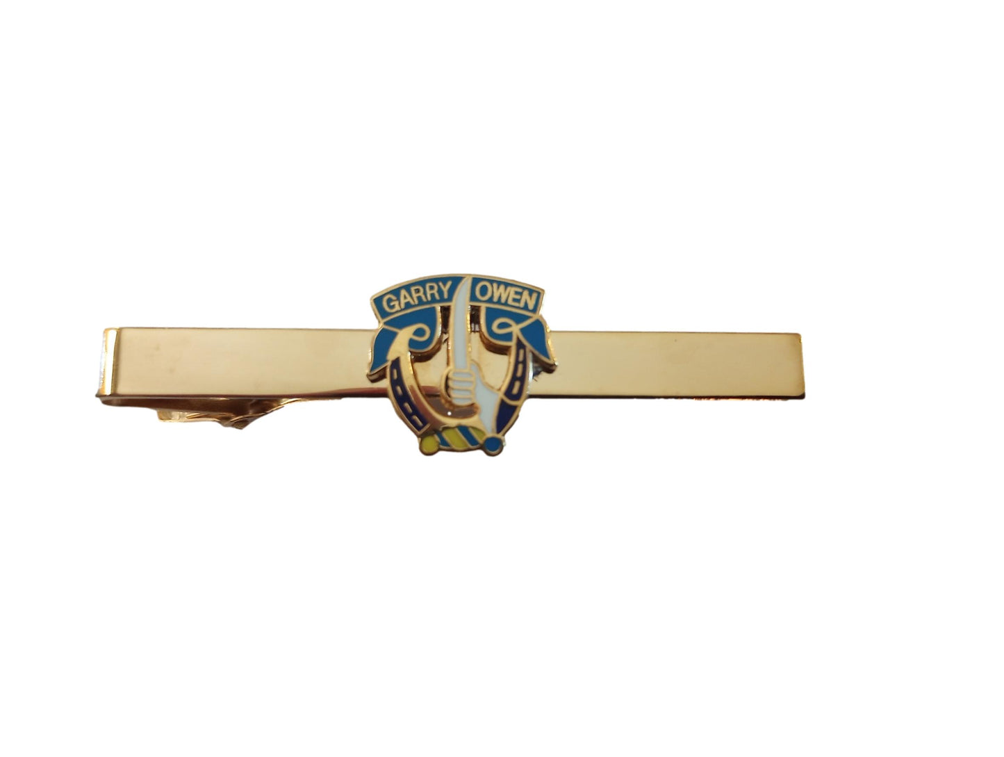 U.S MILITARY 7th CAVALRY CAV GARRY OWENS TIE BAR TIE TAC MADE IN THE U.S.A