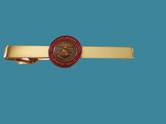 U.S MILITARY MARINE CORPS SEMPER FIDELIS TIE BAR OR TIE TAC SEMPER FI U.S MADE