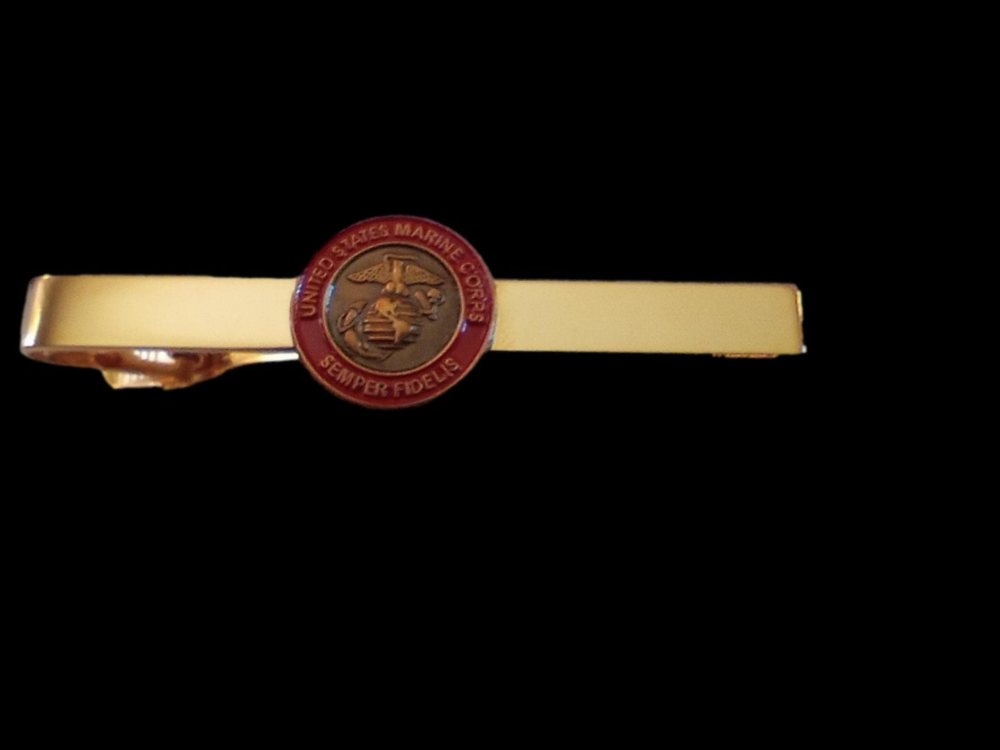 U.S MILITARY MARINE CORPS SEMPER FIDELIS TIE BAR OR TIE TAC SEMPER FI U.S MADE