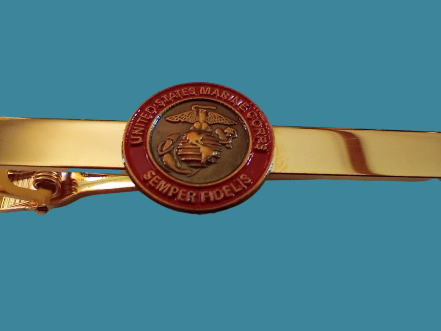 U.S MILITARY MARINE CORPS SEMPER FIDELIS TIE BAR OR TIE TAC SEMPER FI U.S MADE