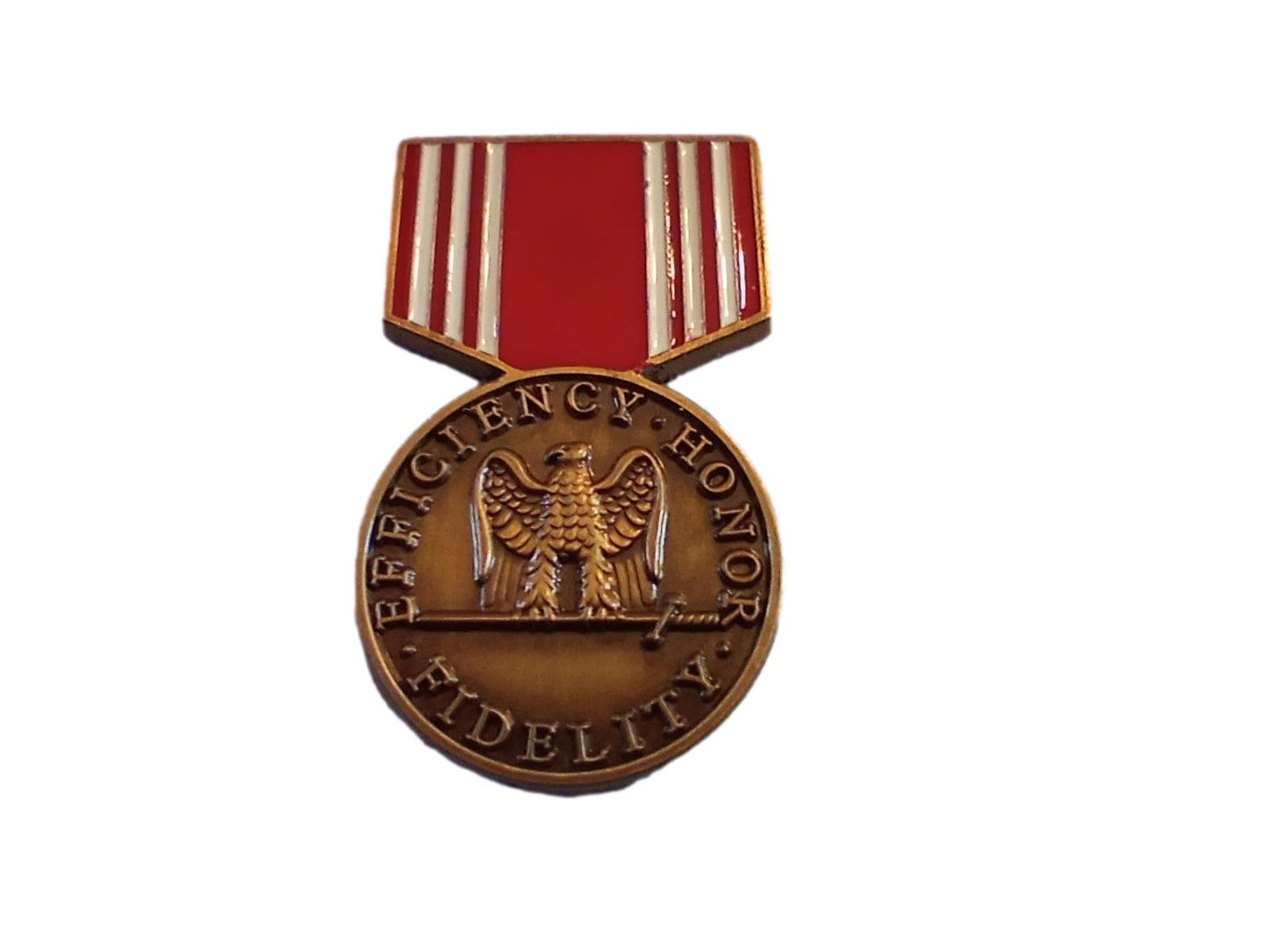 U.S MILITARY ARMY GOOD CONDUCT MEDAL HAT LAPEL PIN MINI SIZE 1 1/8"