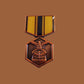 U.S MILITARY AIR FORCE COMMENDATION MEDAL HAT LAPEL PIN MINIATURE SIZE
