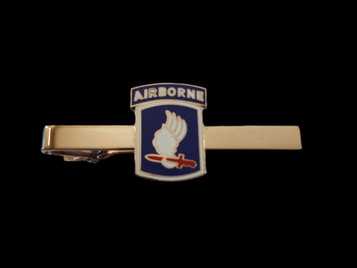 U.S MILITARY 173rd AIRBORNE DIVISION TIE BAR TIE TAC MADE IN THE U.S.A